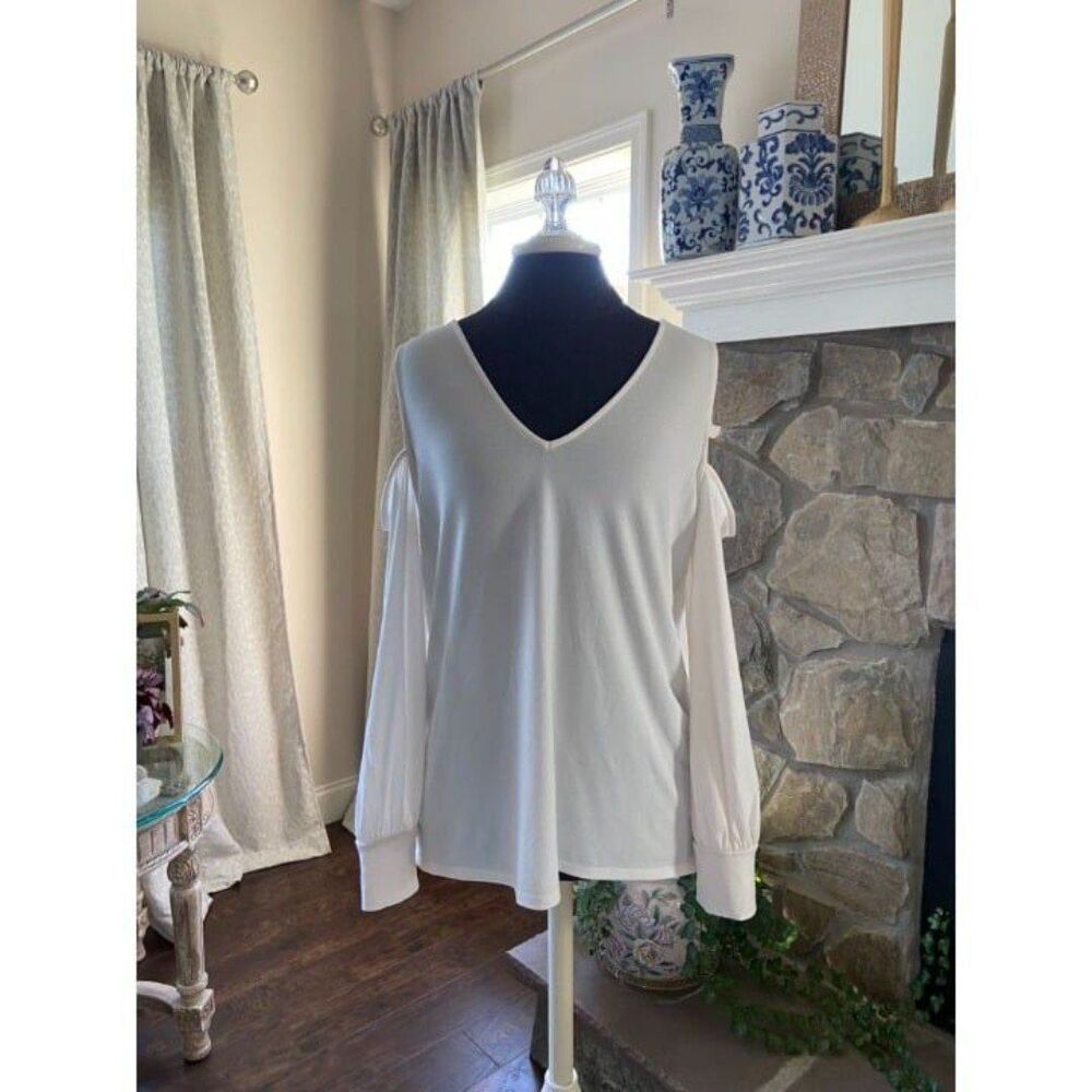 Cream Long Sleeved Shirt Express (Large)